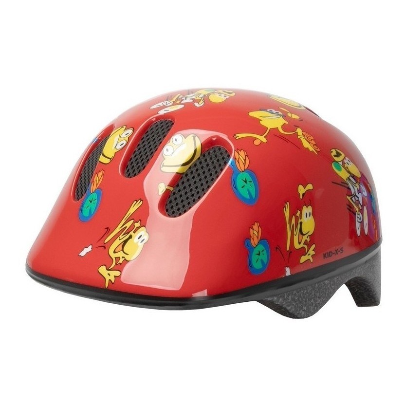 

Велошлем M-Wave Kid-X-S Frog р.XS(46-52), red, Красный;черный;голубой;желтый;белый, Kid-X-S
