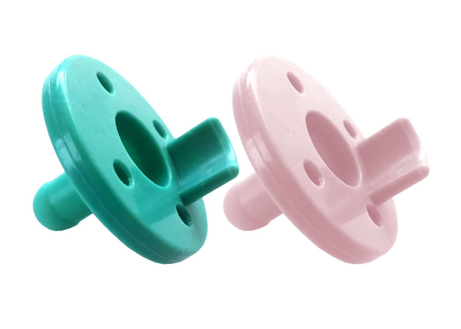Соска пустышка для новорожденных 0+ MinikOiOi BASICS - Soother - Aqua Green Pinky Pink