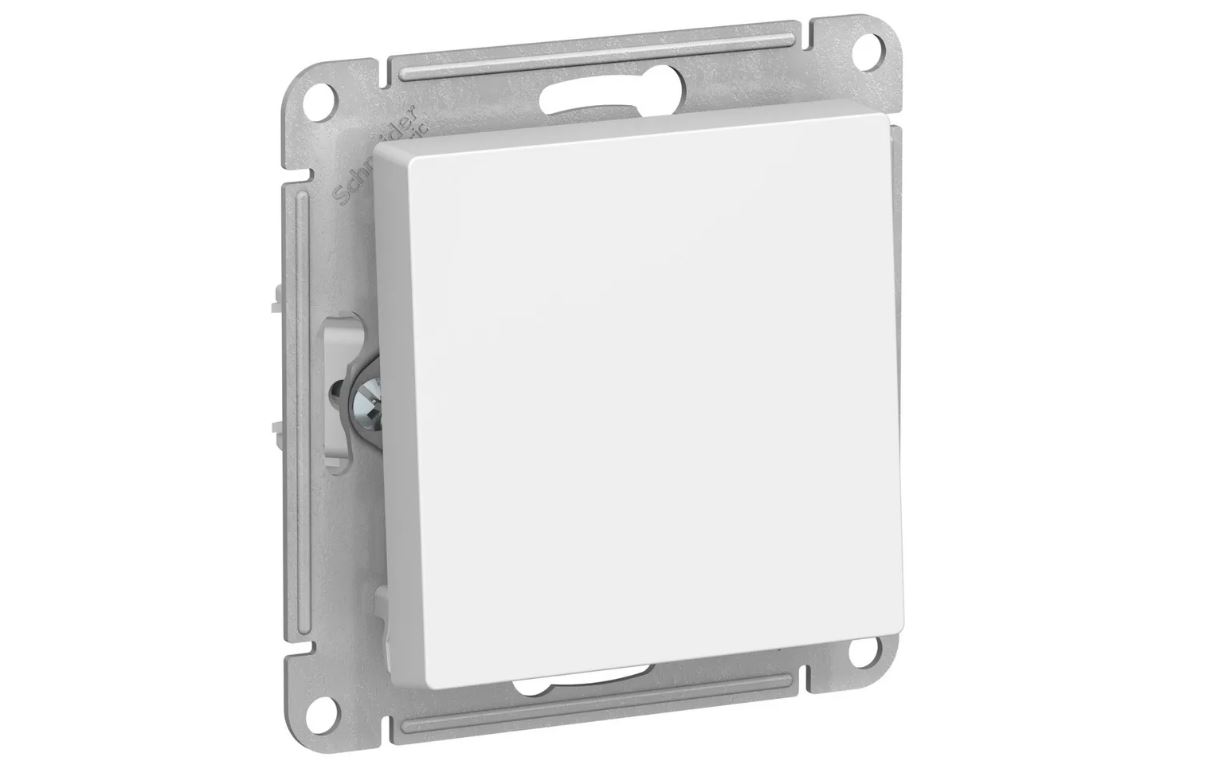 

Schneider Electric AtlasDesign Бел Выключатель 1-клавишный сх.1, 10АХ, механизм (комплект, Белый
