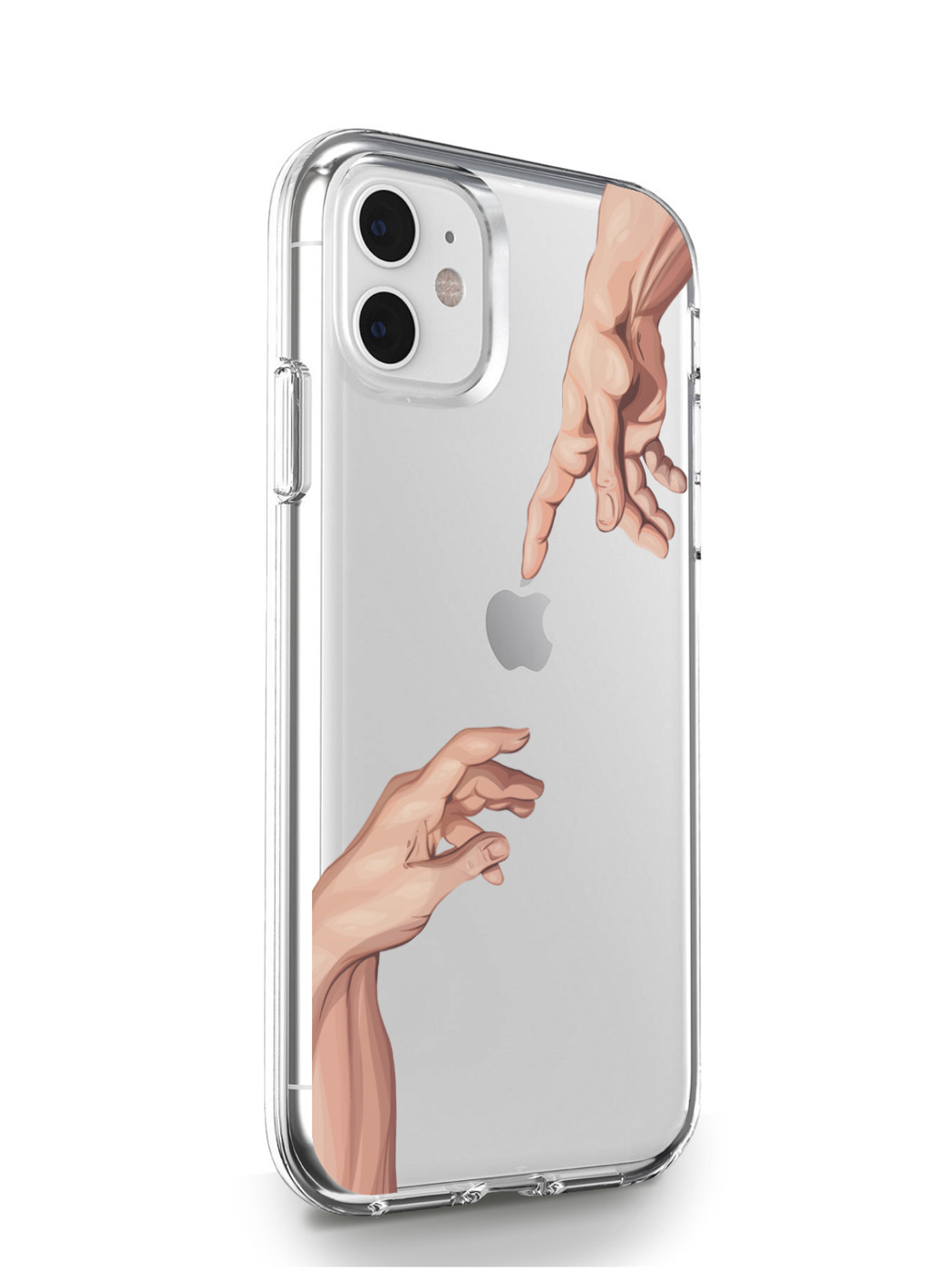 фото Чехол musthavecase для iphone 11 сотворение адама прозрачный