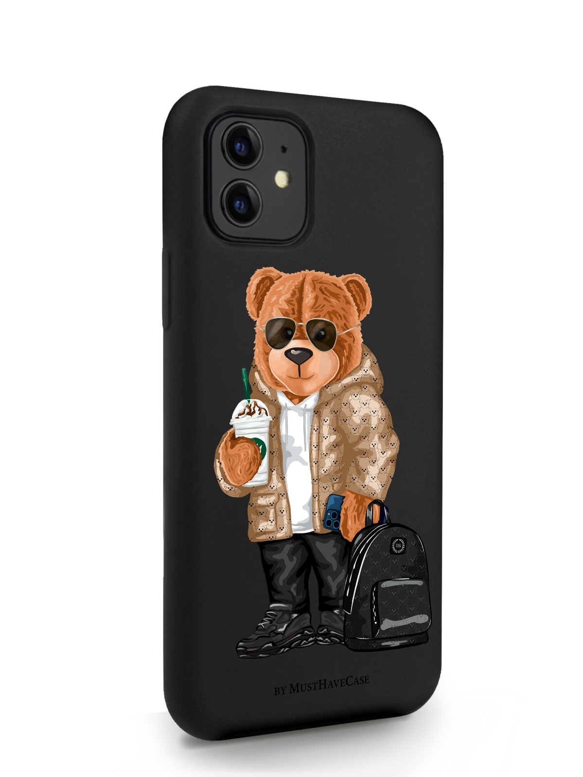 

Чехол MustHaveCase для iPhone 11 Tony Style в очках черный, Tony Style в очках