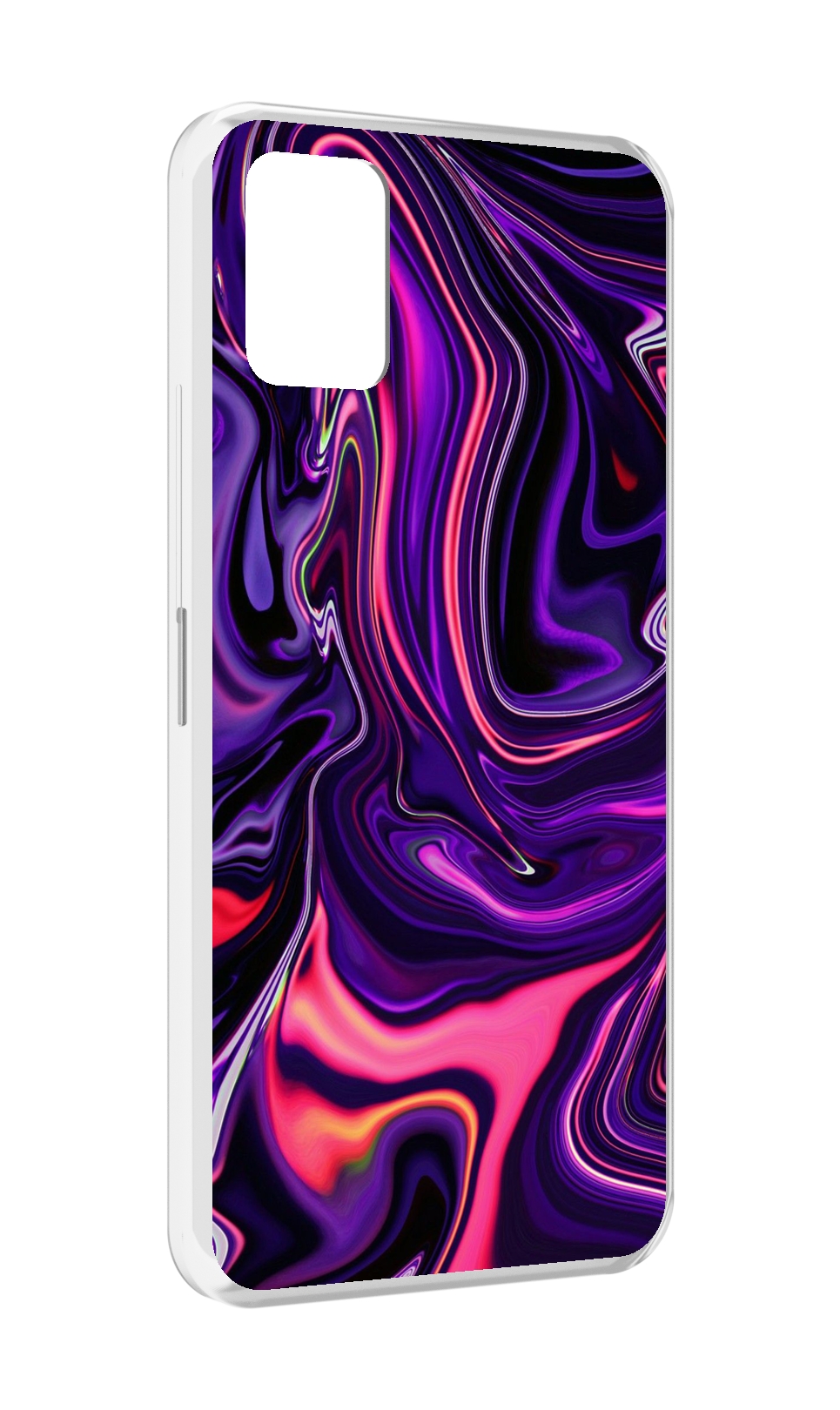 

Чехол MyPads фиолетовые краски для Umidigi Power 5, Прозрачный, Tocco