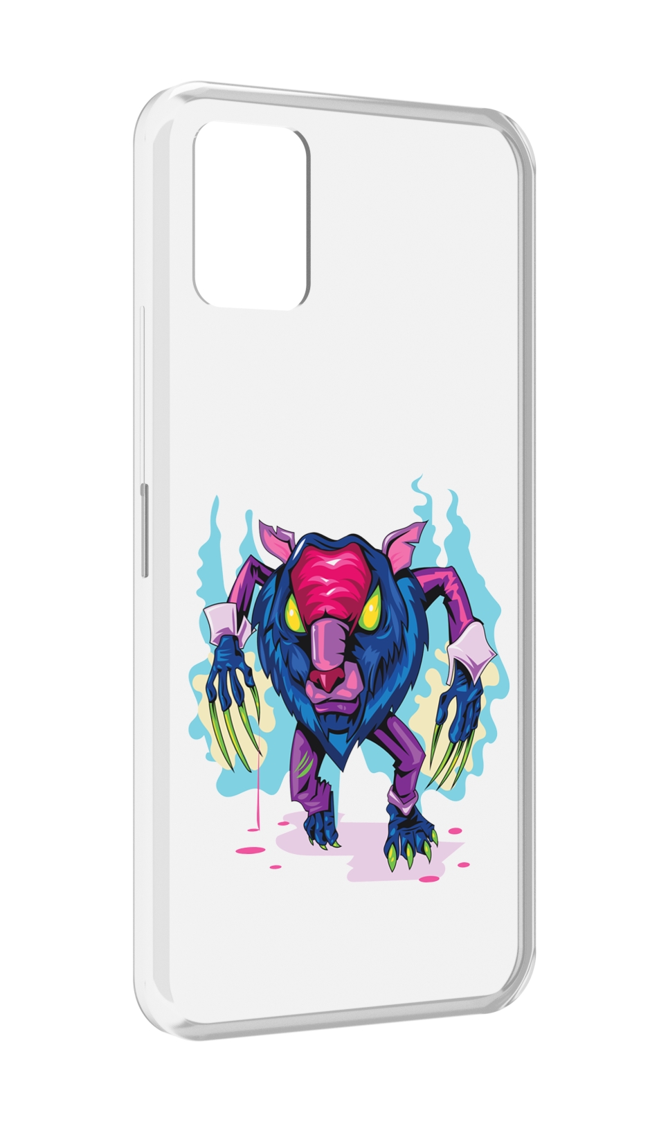 

Чехол MyPads фиолетовая-россомаха для Umidigi Power 5, Прозрачный, Tocco