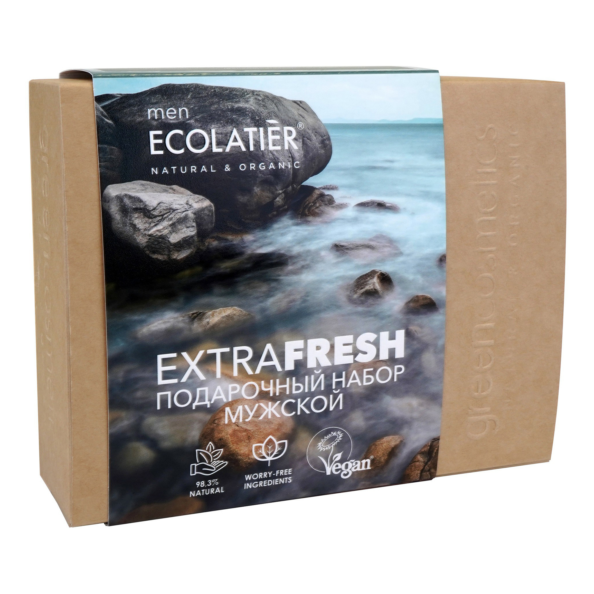 Набор средств для тела Ecolatier Extra Fresh for Men мужской 2 предмета