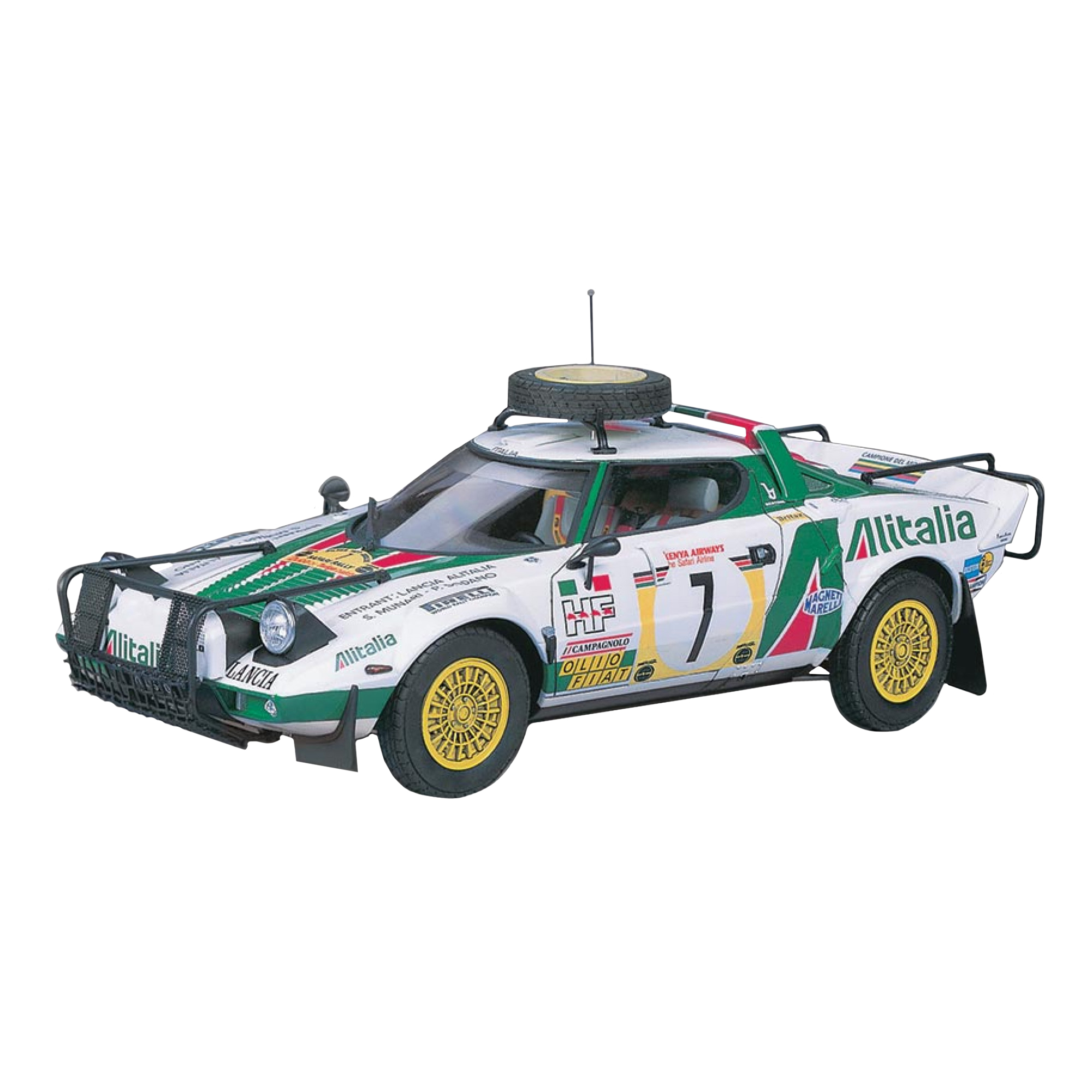 фото Сборная модель hasegawa автомобиль lancia stratos hf 1977 safari rally 25036