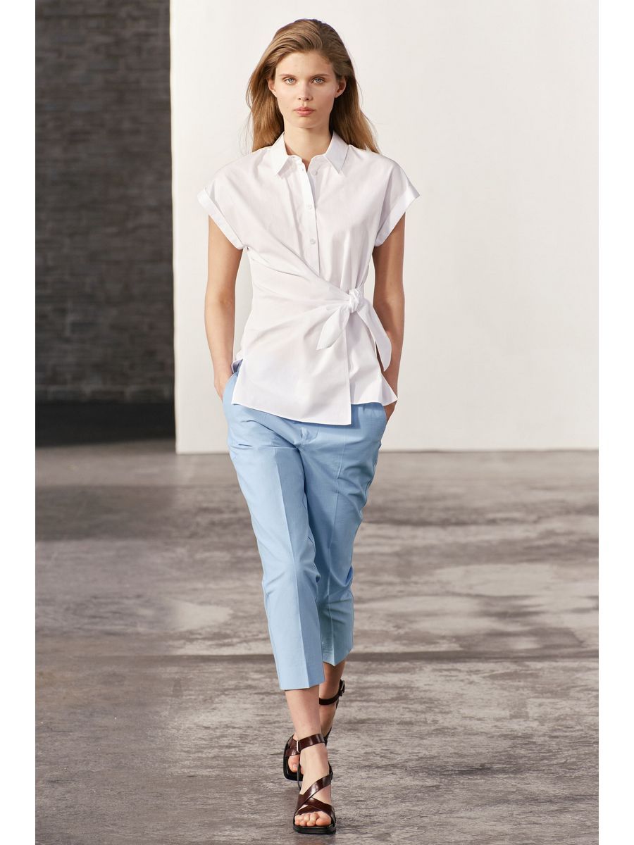 

Блуза женская ZARA 094790482 белая XL, Белый, 094790482