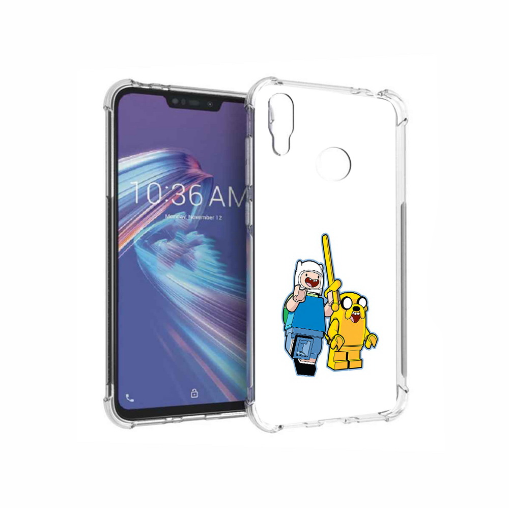 

Чехол MyPads Tocco для Asus ZenFone Max M2 (ZB633KL) время приключений лего, Прозрачный, Tocco