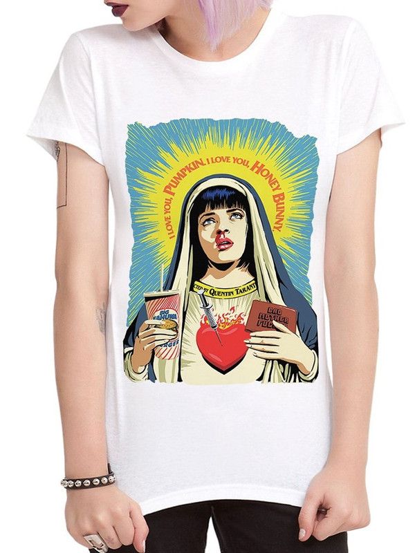 

Футболка женская DreamShirts Studio Криминальное Чтиво - Миа Уоллес 1 белая 2XL, Белый, Криминальное Чтиво - Миа Уоллес 1