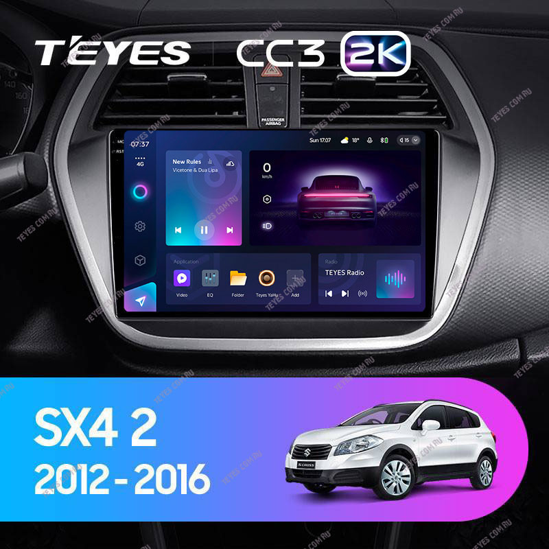 

Штатная магнитола Teyes CC3 2K 4/64 Suzuki SX4 2 (2012-2016), CC3 2K