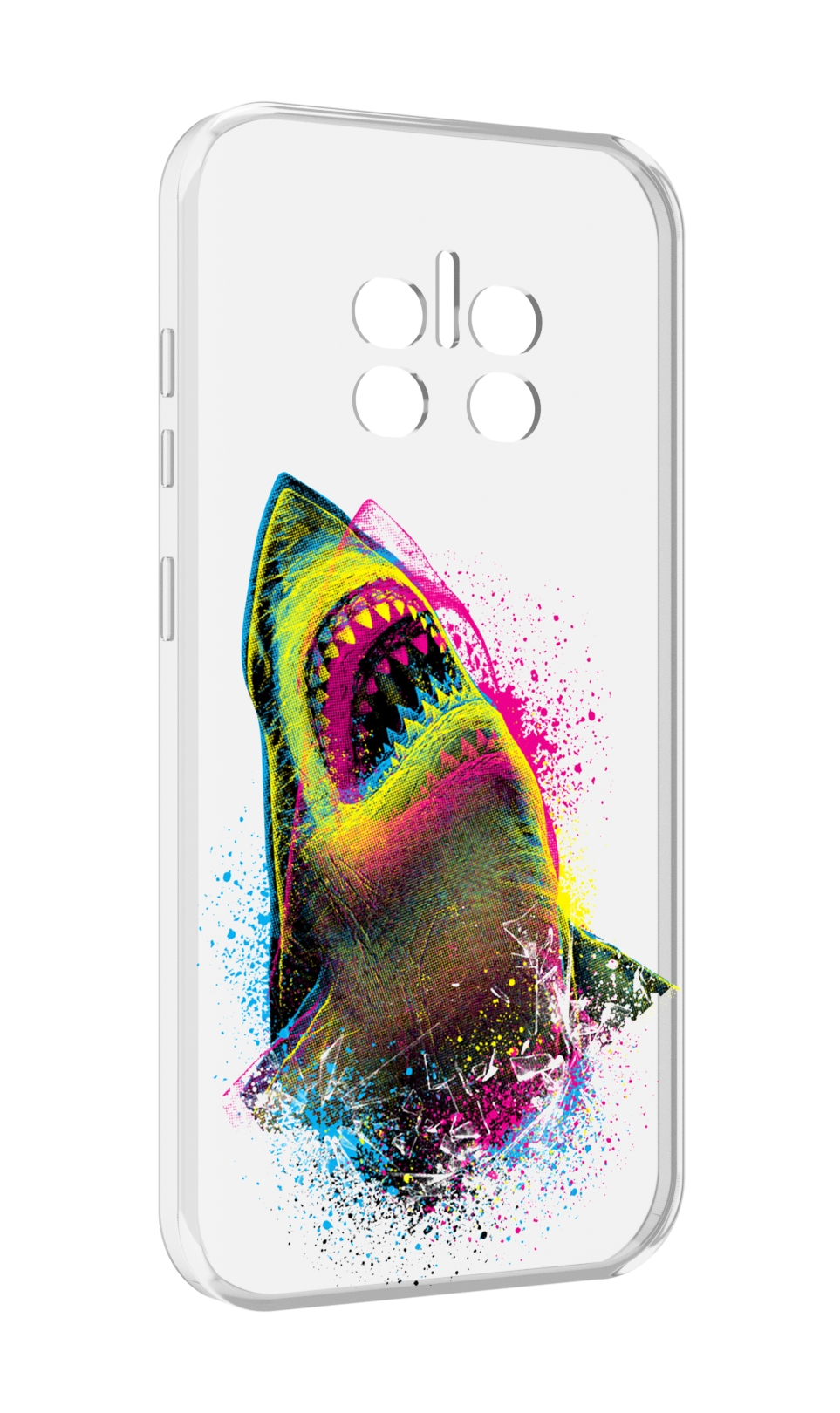 

Чехол MyPads челюсти-2 для Doogee V11, Прозрачный, Tocco