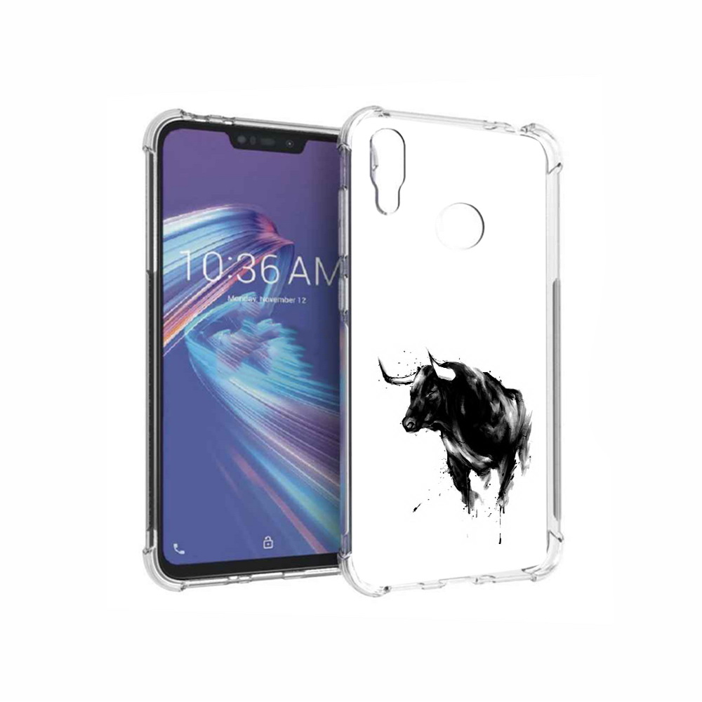 

Чехол MyPads Tocco для Asus ZenFone Max M2 (ZB633KL) бык, Прозрачный, Tocco