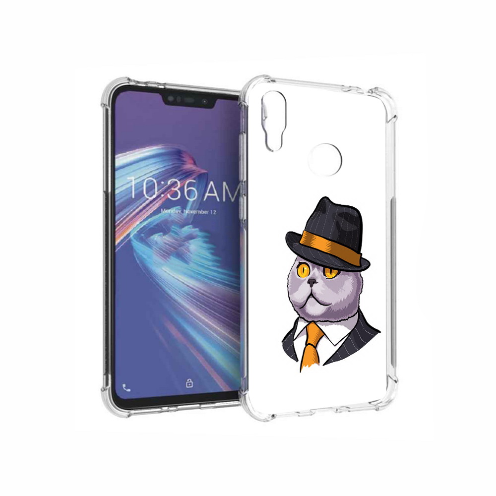 

Чехол MyPads Tocco для Asus ZenFone Max M2 (ZB633KL) британец, Прозрачный, Tocco