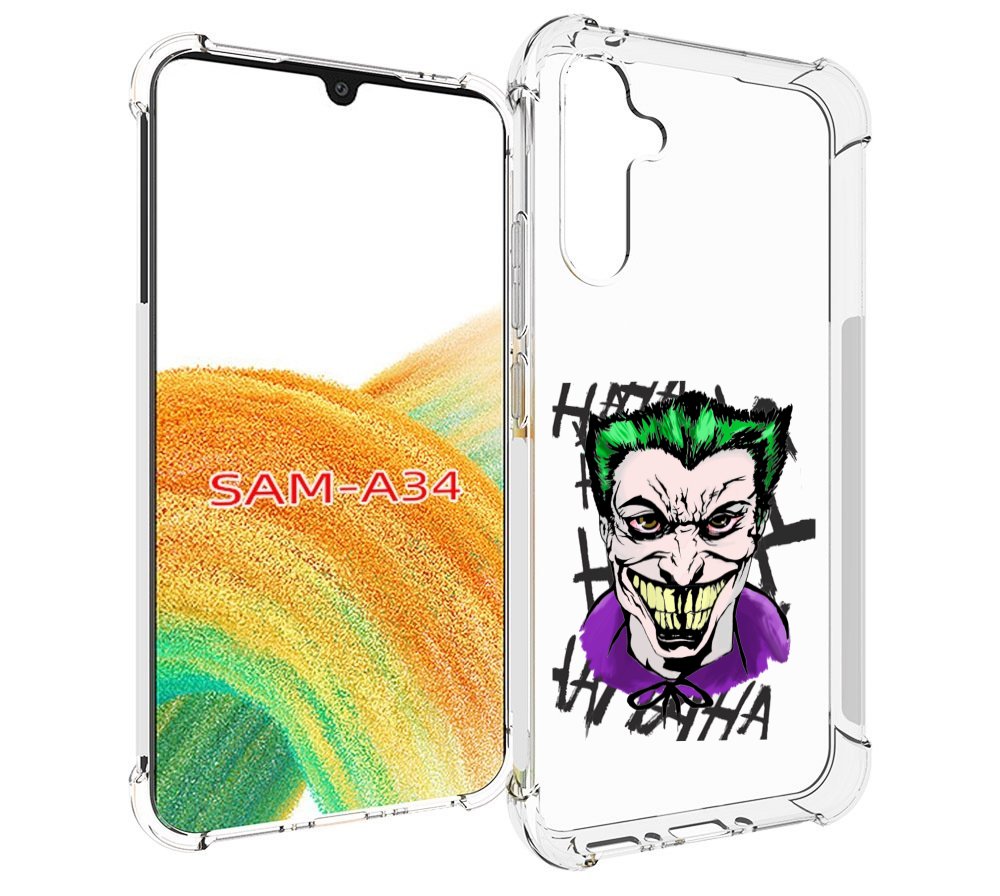 

Чехол MyPads Джокер-крейзи для Samsung Galaxy A34, Tocco