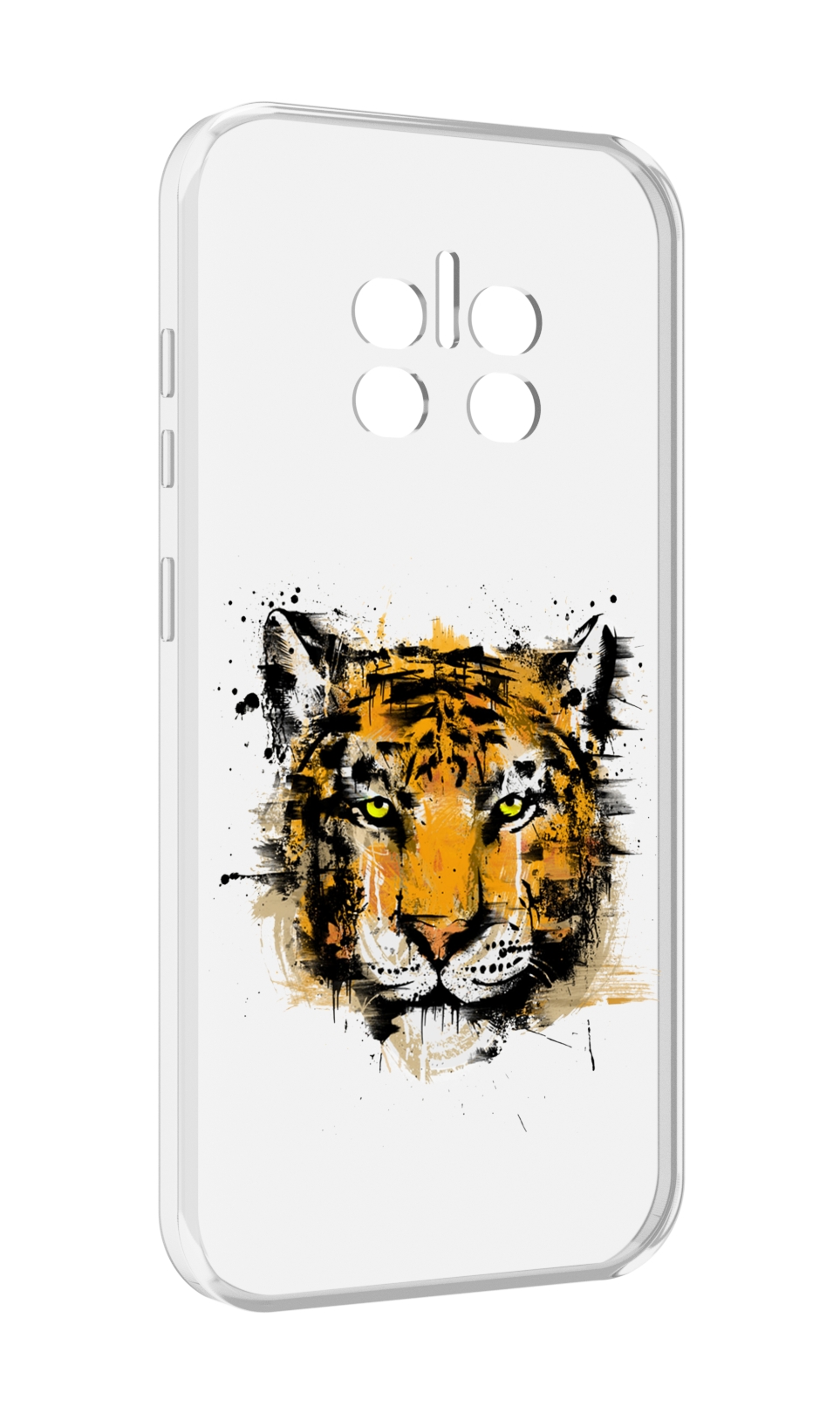

Чехол MyPads тигруля для Doogee V11, Прозрачный, Tocco