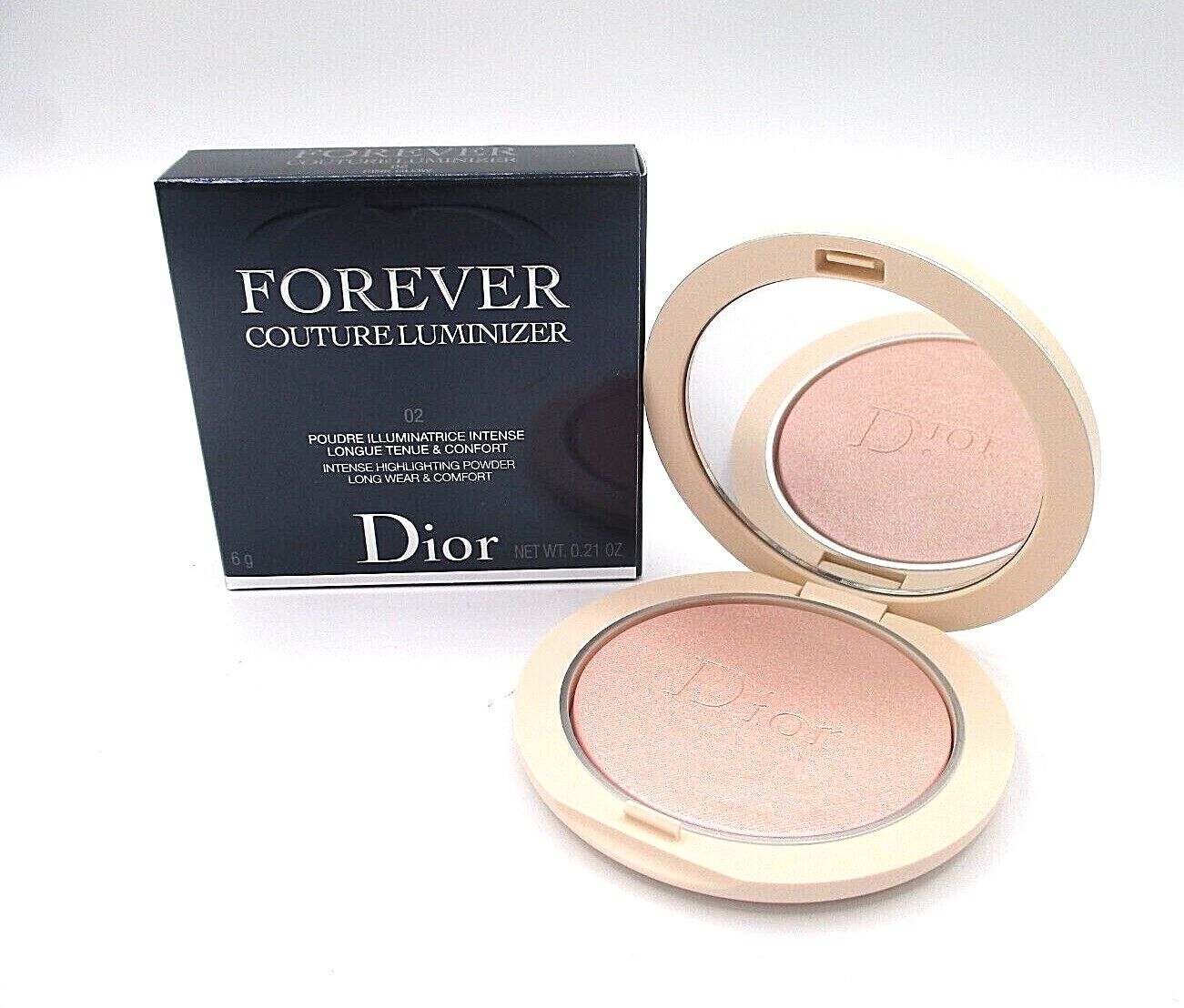 

Хайлайтер Dior Diorskin Forever Couture Luminizer, 02 Pink Glow, 6 г, Коричневый