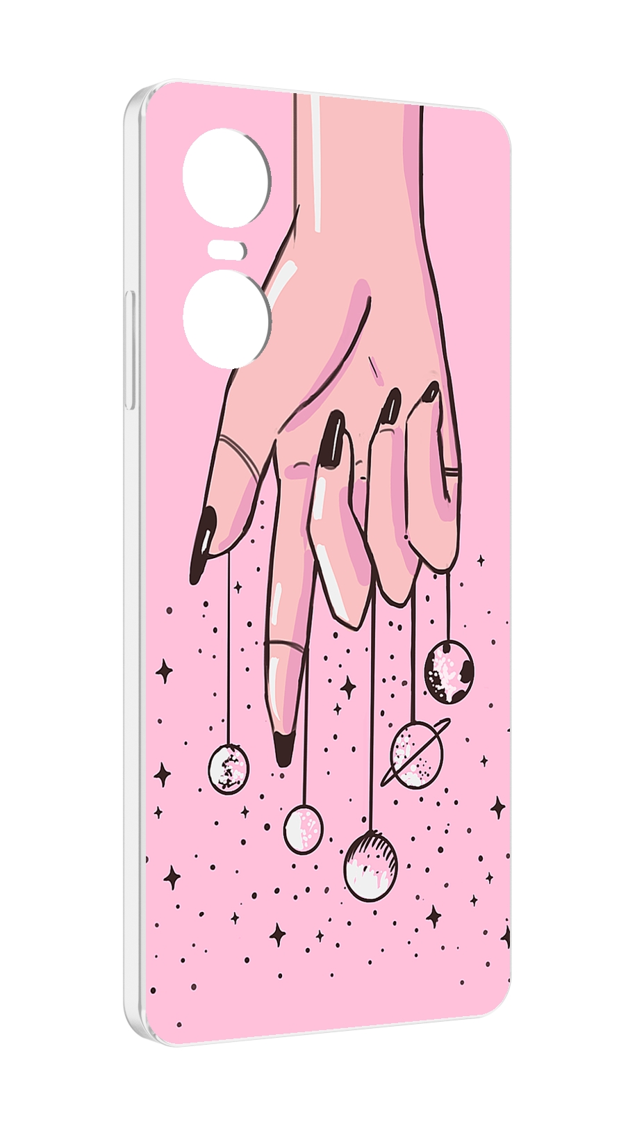 

Чехол MyPads планеты-на-пальцах для Tecno Pop 6 Pro, Прозрачный, Tocco