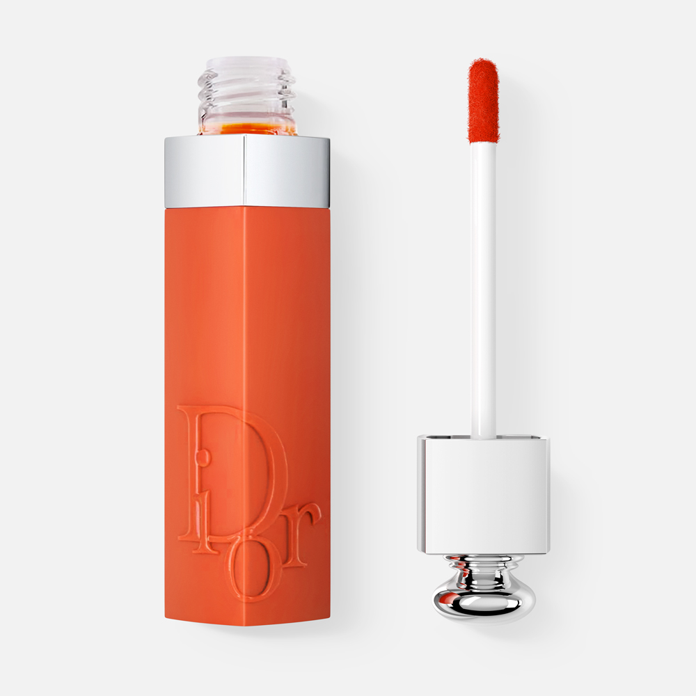 Тинт для губ Dior Addict Lip Tint Natural Red Tangerine, №641, 6,5 мл игрушка для грызунов triol natural мышка люфа оранжевый 6см