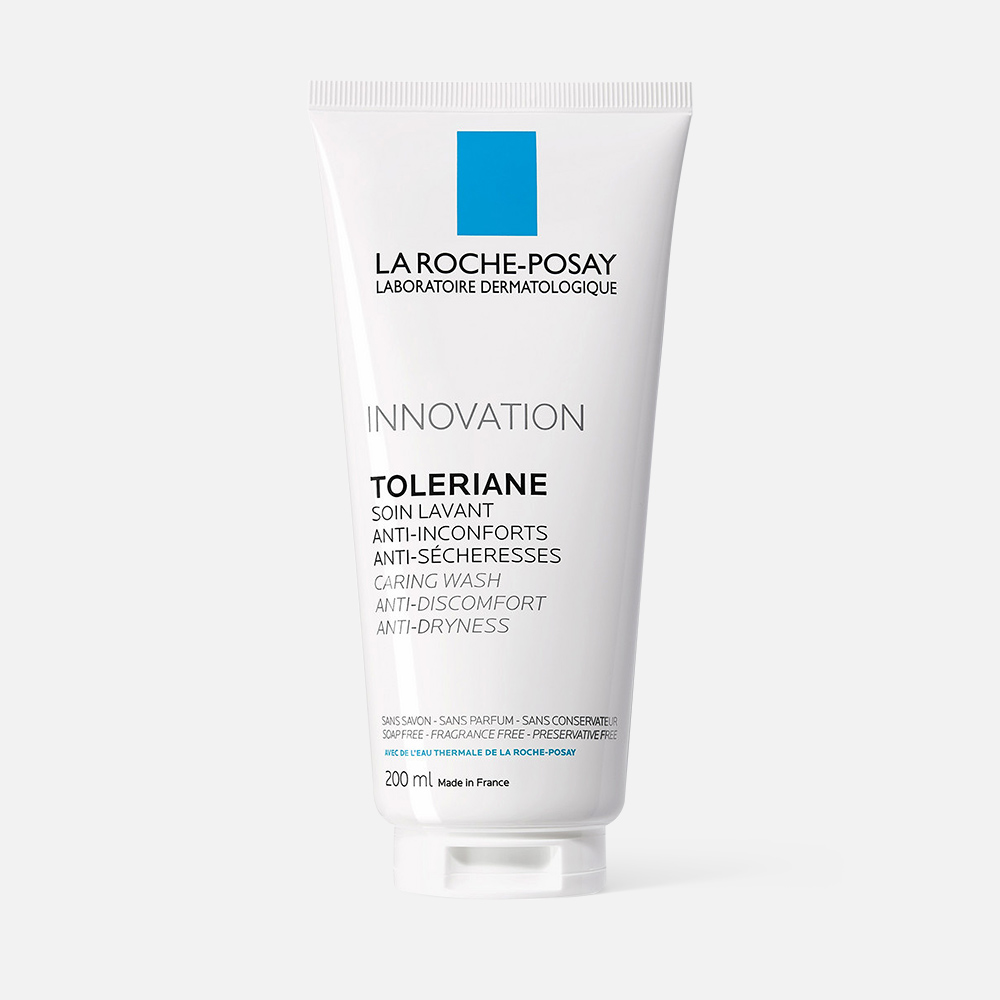 Очищающий крем для умывания с витамином Е La Roche Posay Toleriane Caring Wash 200 мл 1671₽