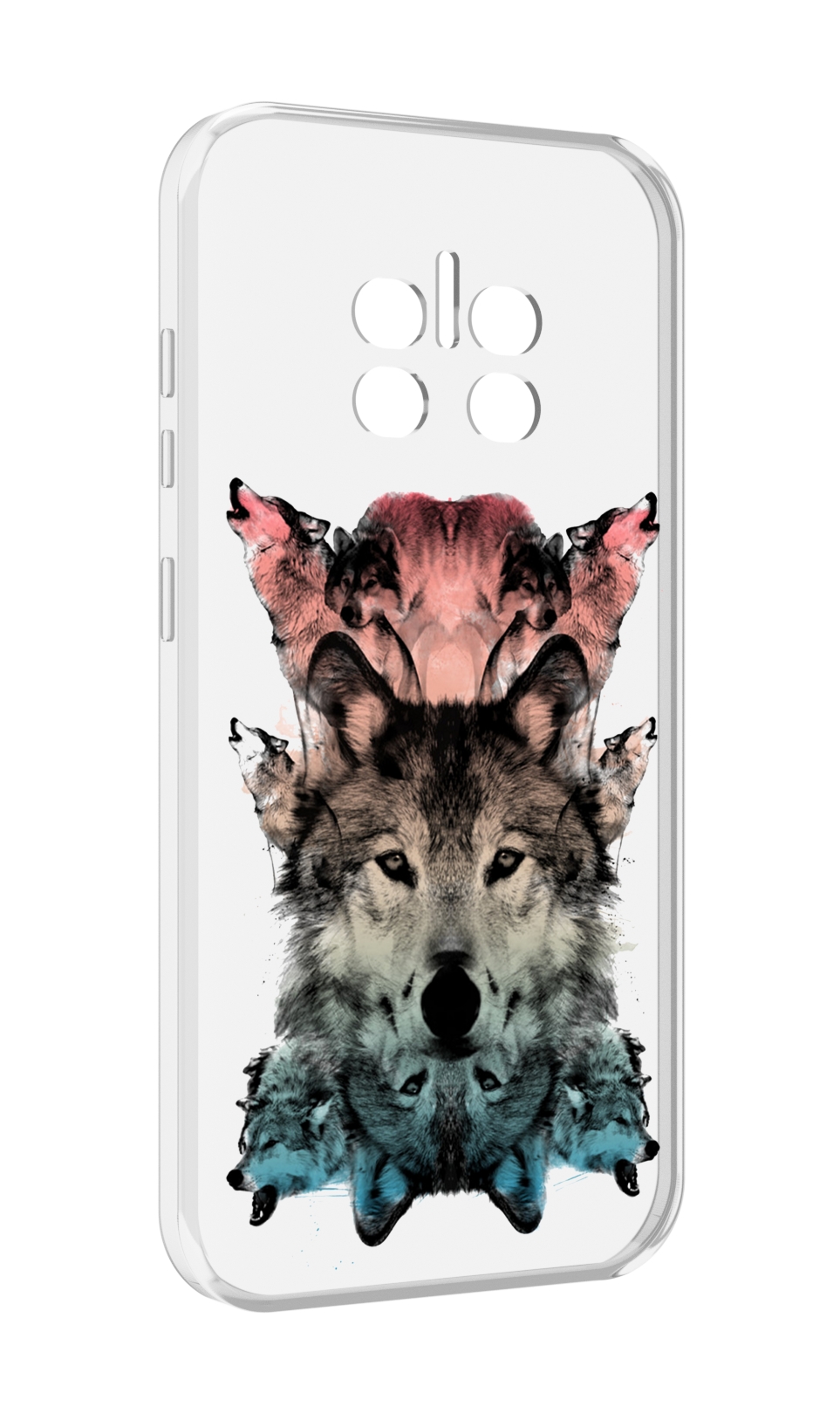 

Чехол MyPads стая для Doogee V11, Прозрачный, Tocco