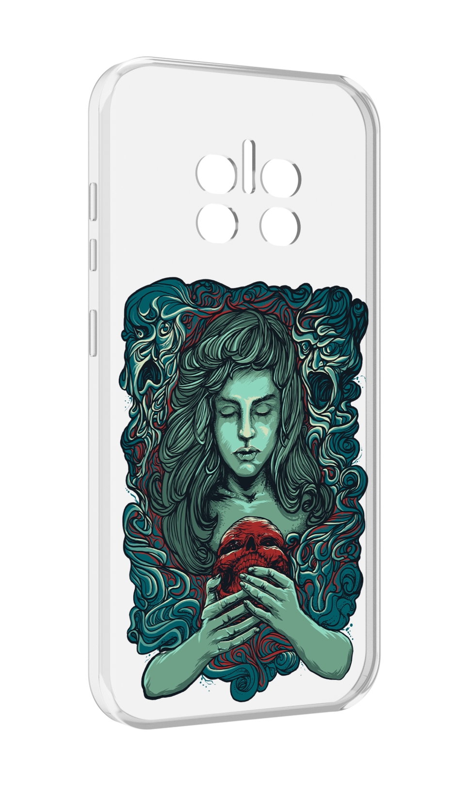 

Чехол MyPads спящая девушка для Doogee V11, Прозрачный, Tocco