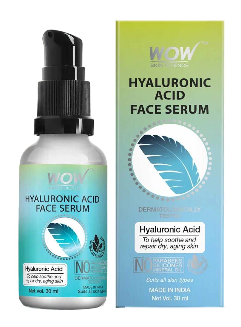 

Сыворотка для лица WOW Skin Science глубокого увлажнения, с гиалуроновой кислотой, 30 мл