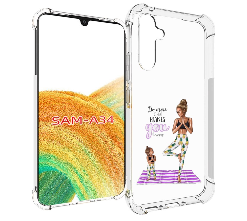

Чехол MyPads Девочки-в-ананасах для Samsung Galaxy A34, Tocco