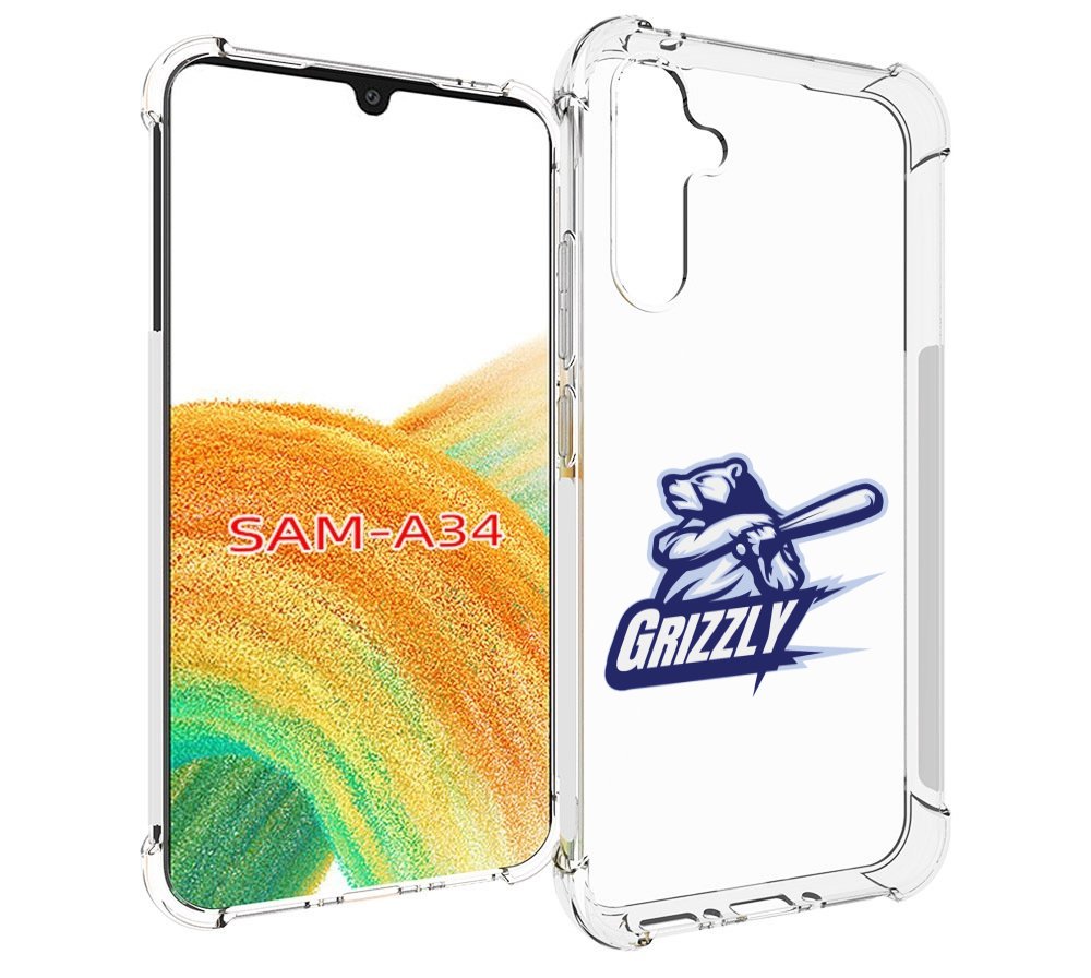 

Чехол MyPads Гризли для Samsung Galaxy A34, Tocco