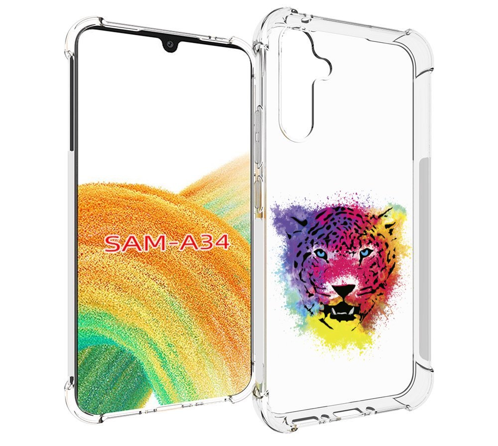 

Чехол MyPads Гепард для Samsung Galaxy A34, Tocco