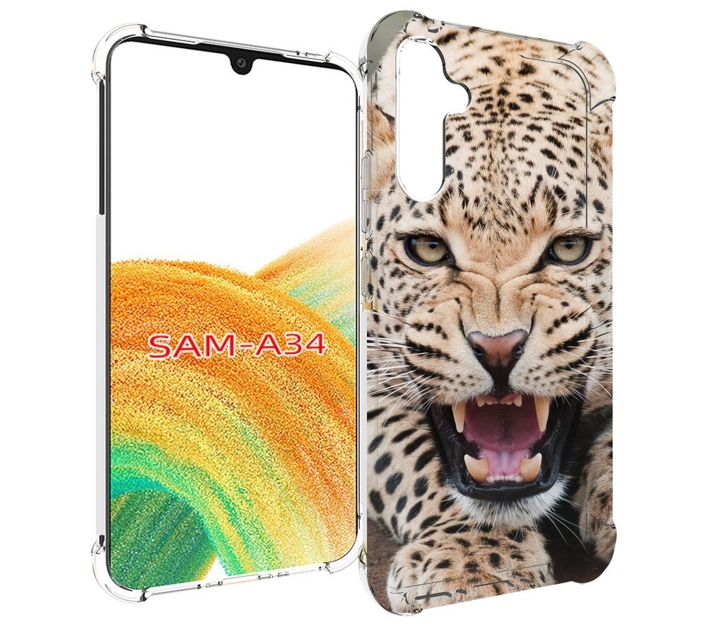 

Чехол MyPads Гепард-красивый мужской для Samsung Galaxy A34, Tocco