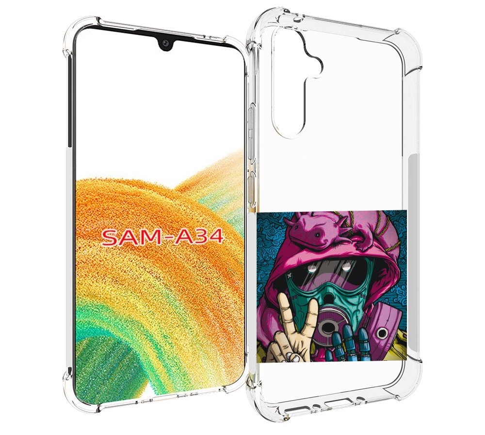 

Чехол MyPads Всем-мир для Samsung Galaxy A34, Tocco