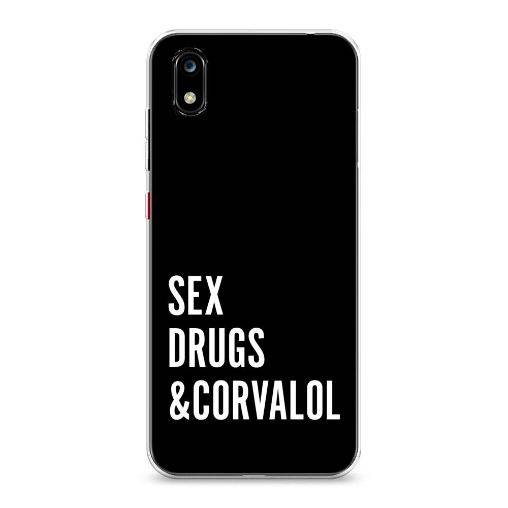 

Чехол на ZTE Blade A7 2019 "Corvalol", Черный;серый;белый, 133150-6