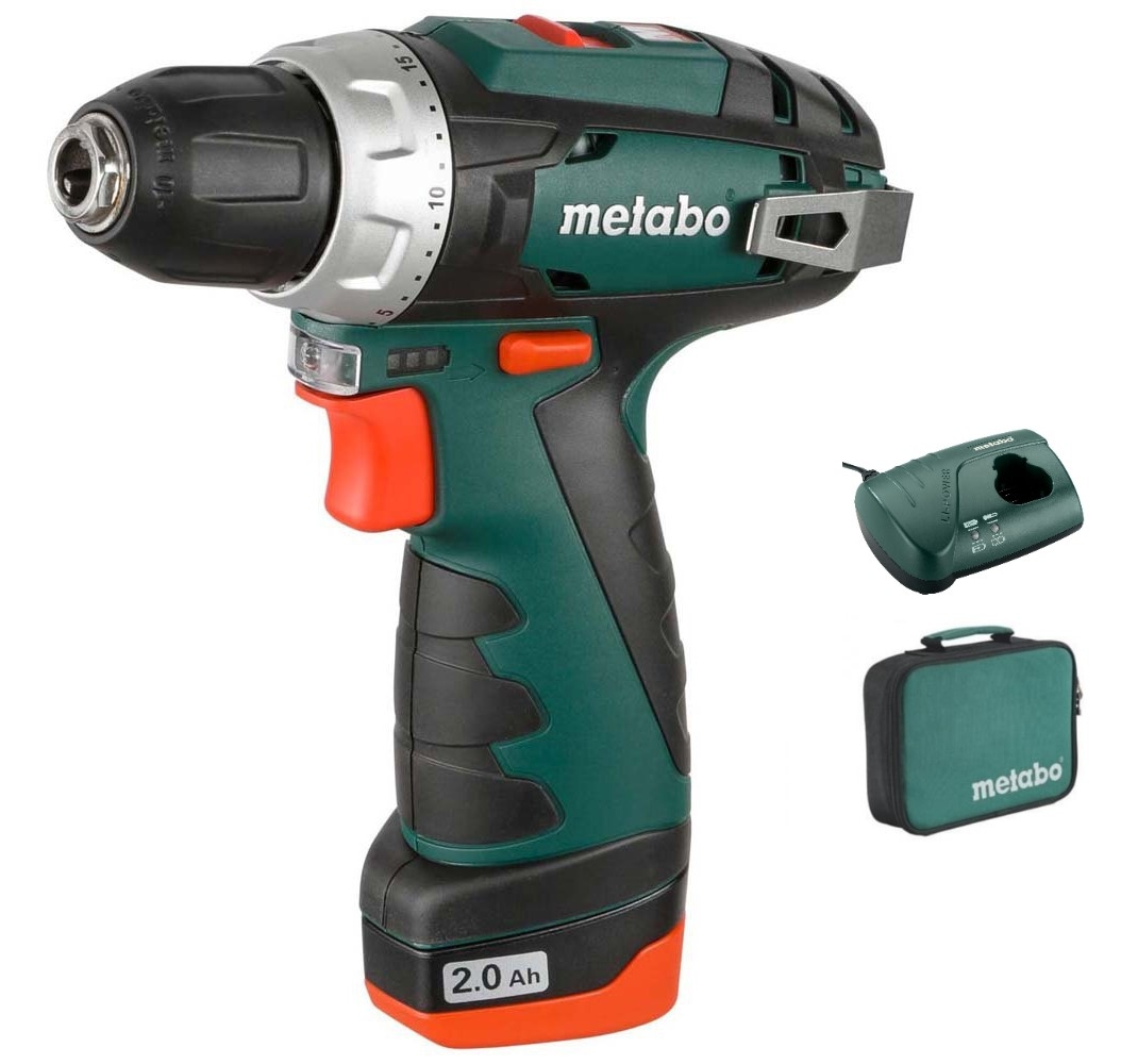 фото Акк. безударная дрель-шуруповерт metabo powermaxx bs 12 v 600079500