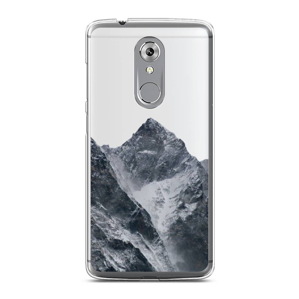 

Чехол на ZTE Axon 7 "Горы арт 4", Серый;бежевый, 131450-2
