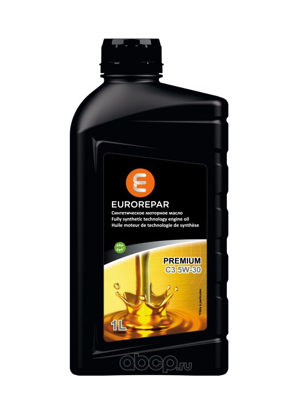 Моторное масло EUROREPAR синтетическое PREMIUM C3 5W30 4л