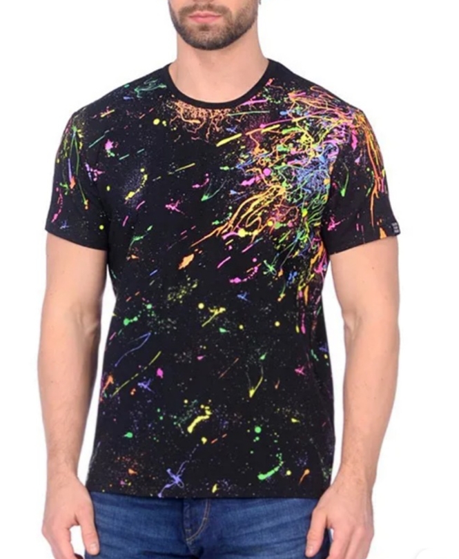 Футболка мужская Good fluro power LIFE IS GOOD черная ХL