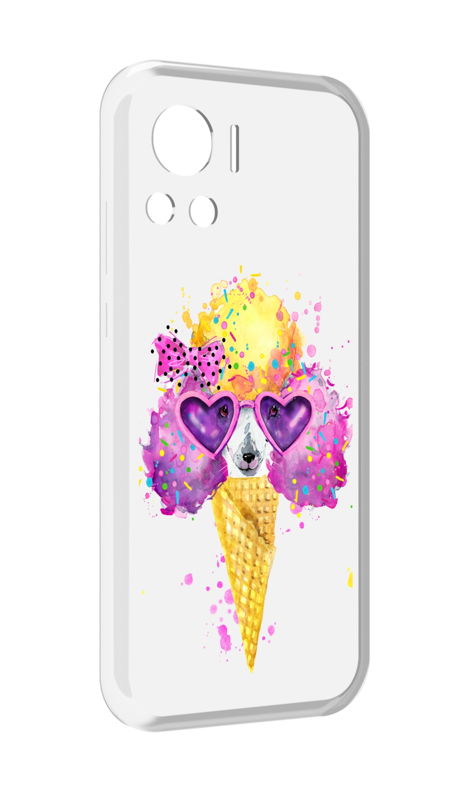 

Чехол MyPads Рожок для Motorola Edge 30 Ultra, Прозрачный, Tocco