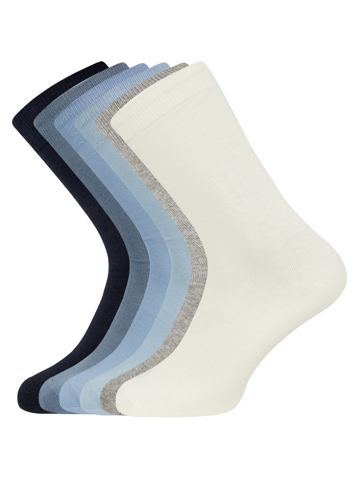 Комплект носков мужских oodji 7B263001T6 разноцветных 40-43