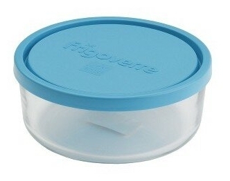 

Bormioli Rocco FRIGOVERRE круглый 900 мл с синей крышкой