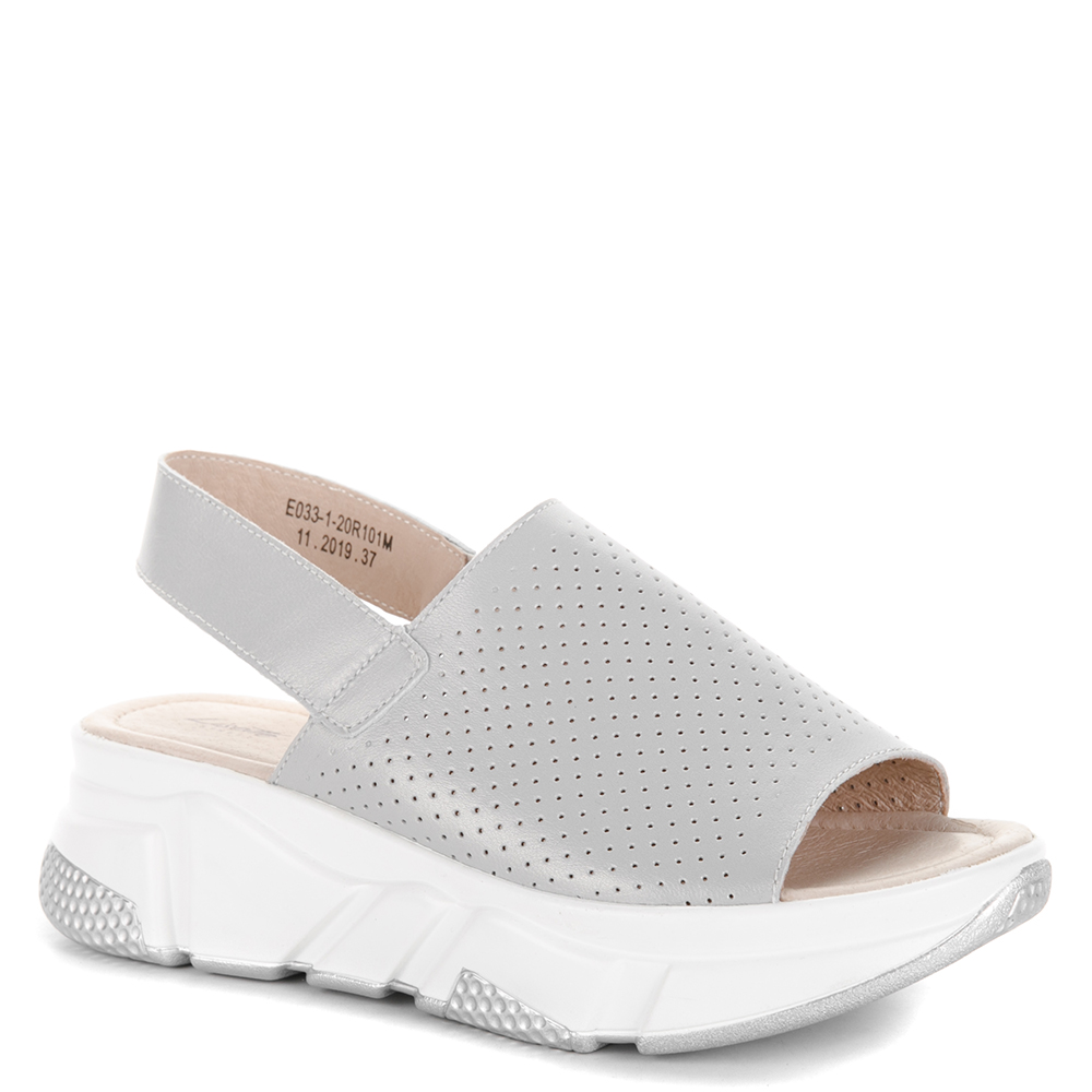 

Босоножки женские Lisette Street E033-1-20R101M серые 40 RU, E033-1-20R101M