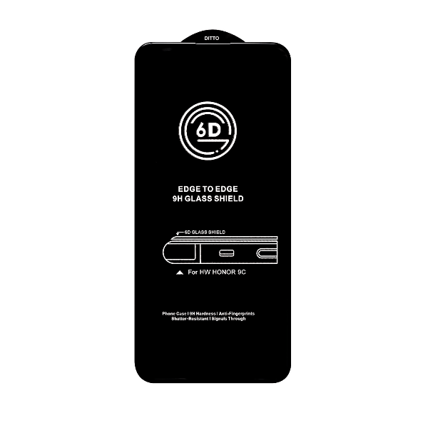 

Защитное стекло Huawei P40 Lite/Honor 9C Black 6D