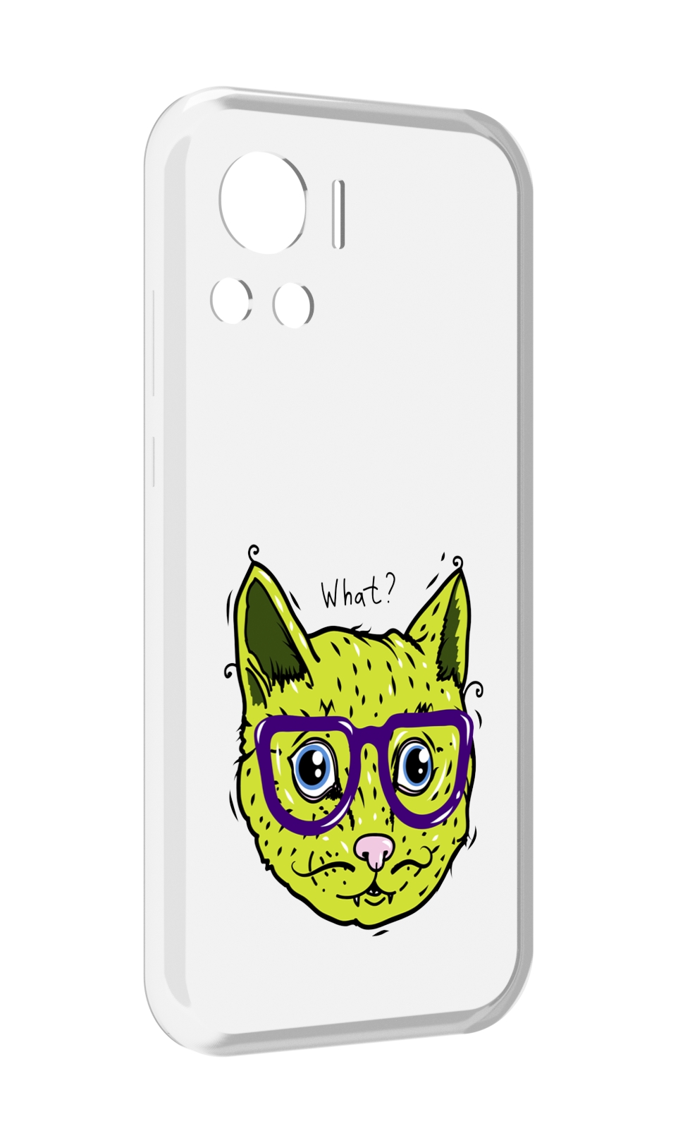 

Чехол MyPads Зеленый кот для Motorola Edge 30 Ultra, Прозрачный, Tocco