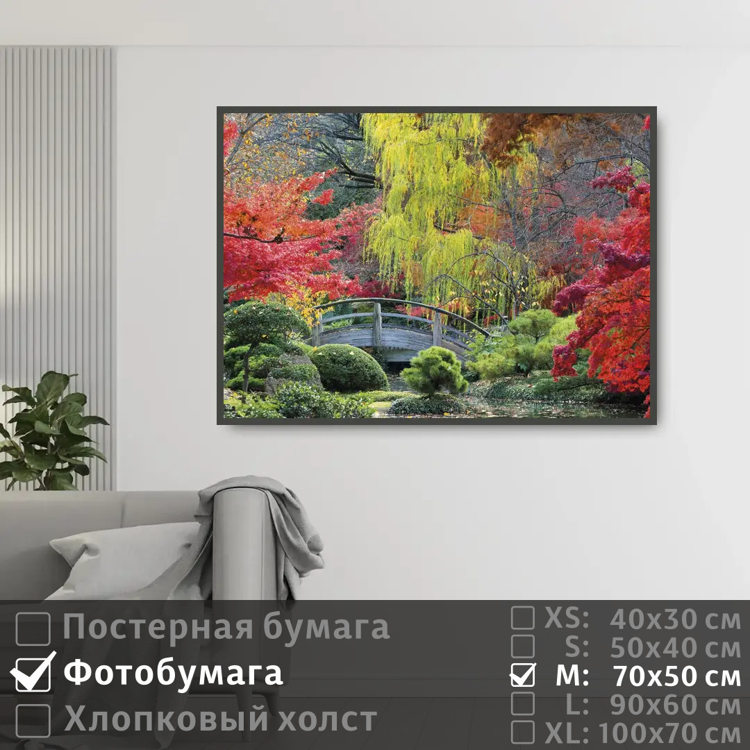

Постер на фотобумаге ПолиЦентр Сад в японском стиле 70х50 см, СадВЯпонскомСтиле