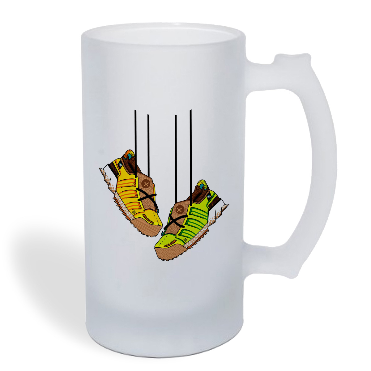 

Кружка пивная CoolPodarok Иллюстрация. Кросовки