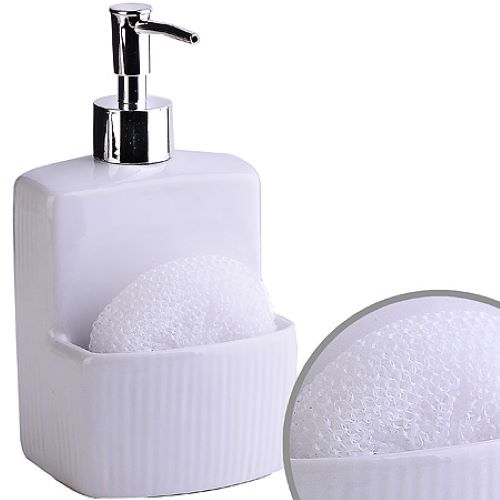 Дозатор для мыла VISMARKET с губкой