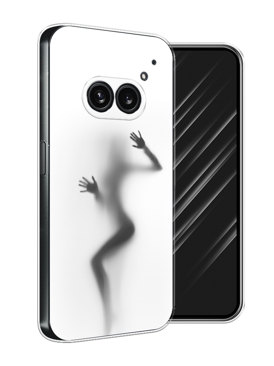 

Чехол Awog на Nothing Phone 2a "Девушка в душе", Серый;белый;черный, 3300350-1