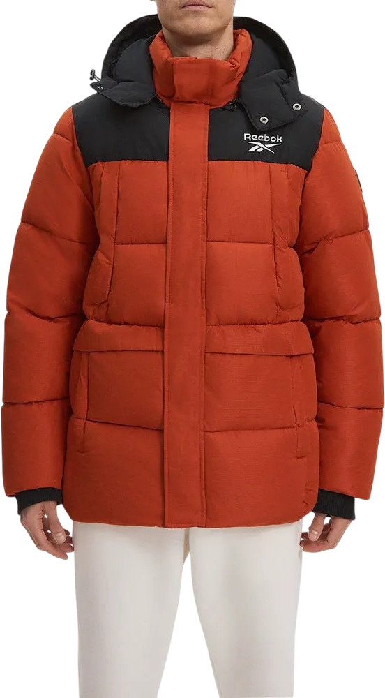 Зимняя куртка мужская Reebok Q4D PUFFER HML PARKA красная 2XL