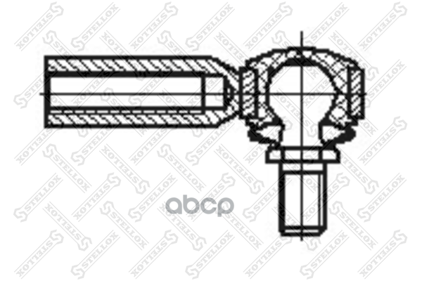 

84-41202-Sx_наконечник Тяги !Крана Ур Пола Нижний (Накр) Lht M8x1.5 M8x1.5 L=45 Man Stello, 8441202SX