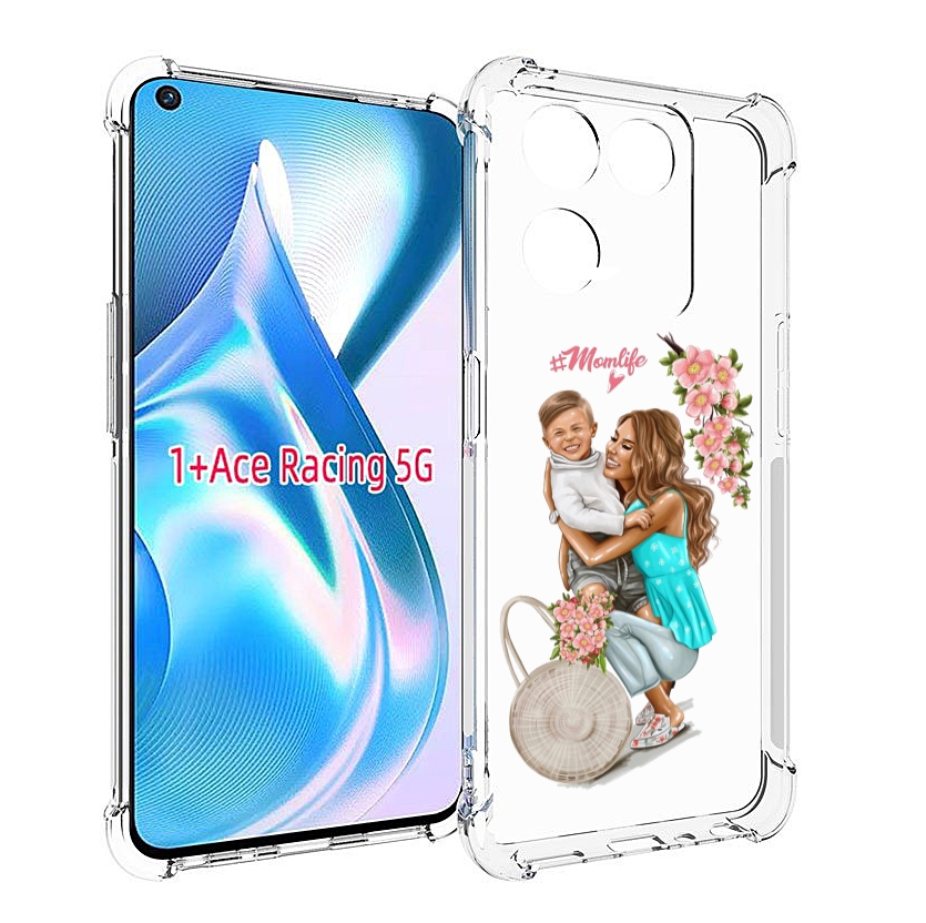 

Чехол MyPads Momlife для OnePlus Ace Racing, Прозрачный, Tocco