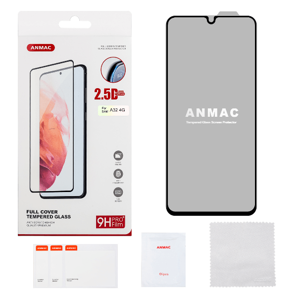 Защитное стекло ANMAC для Samsung A32 4G Full Cover Арт.1137344