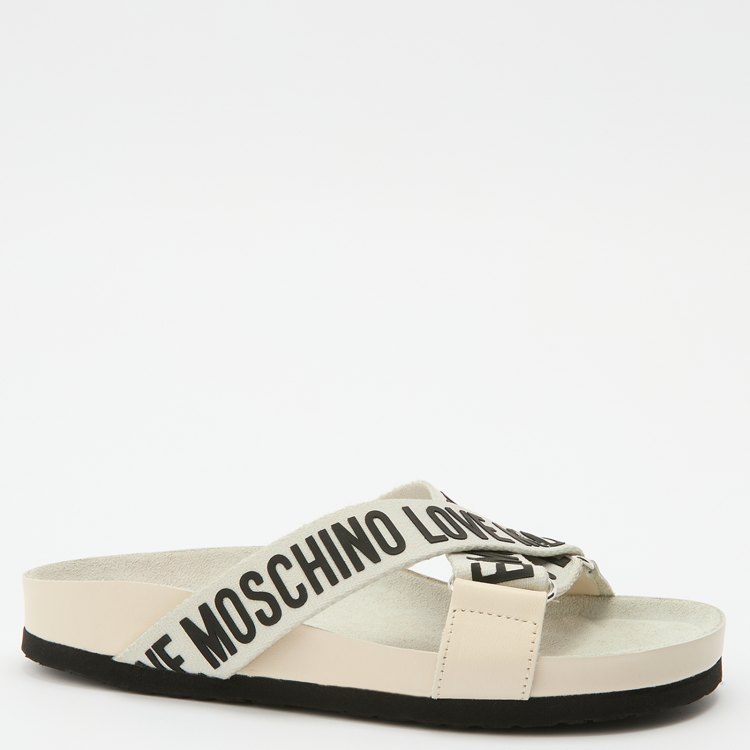 Шлепанцы женские Love Moschino JA28263G белые 39 EU